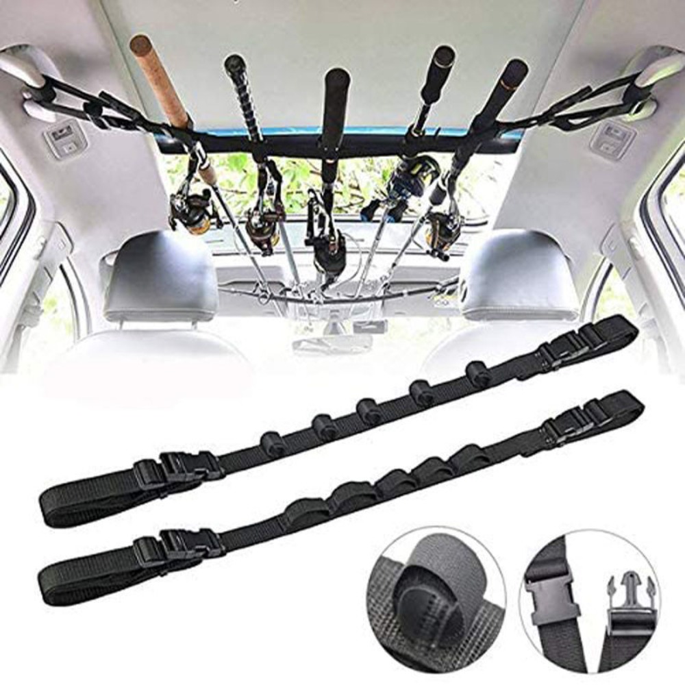 Fishing Equipment Holder - 1/2pcs Black Vehicle Fishing Rod Storage