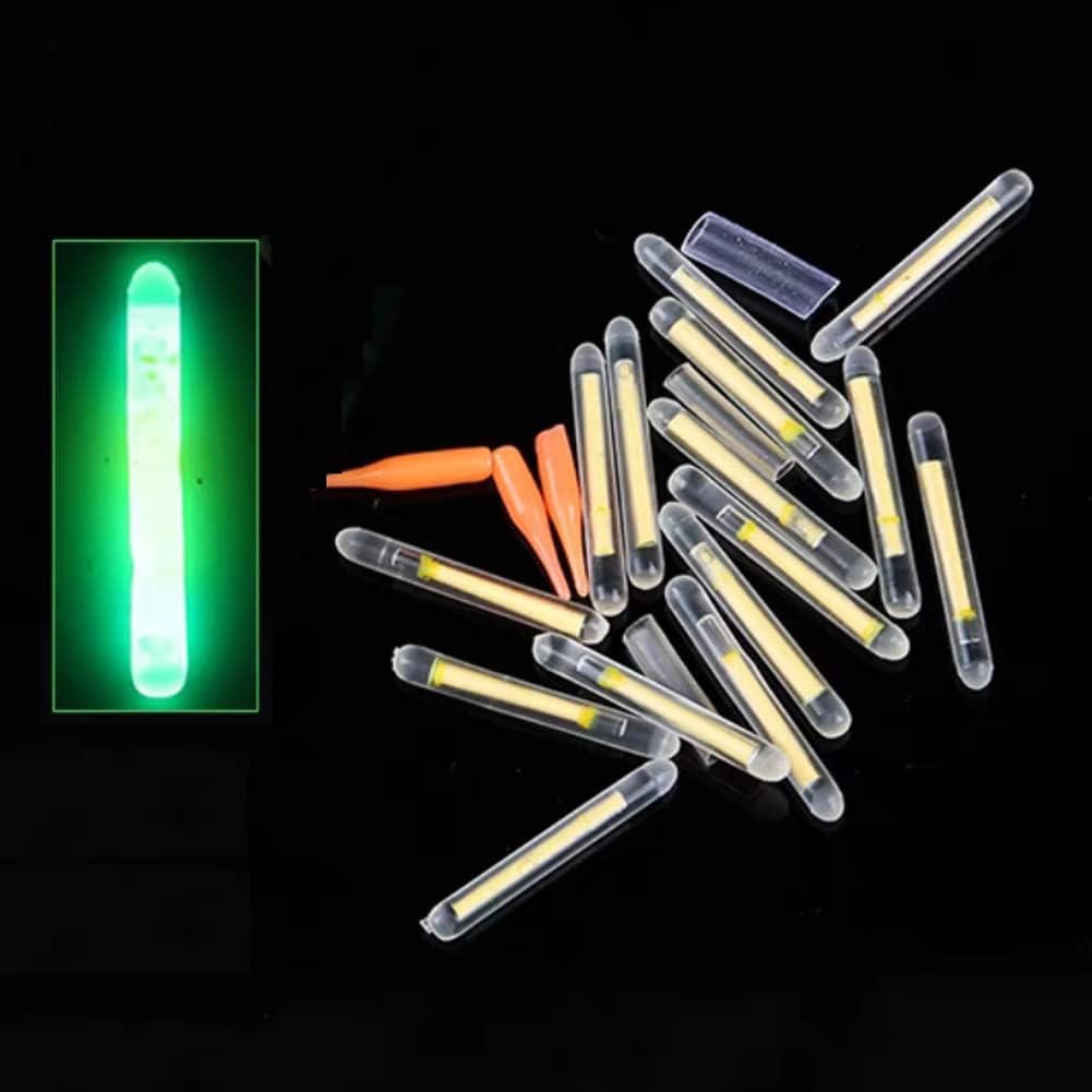 100Pcs Small Green Glow Sticks - Fishing Bobber Float ulasan dan harga
