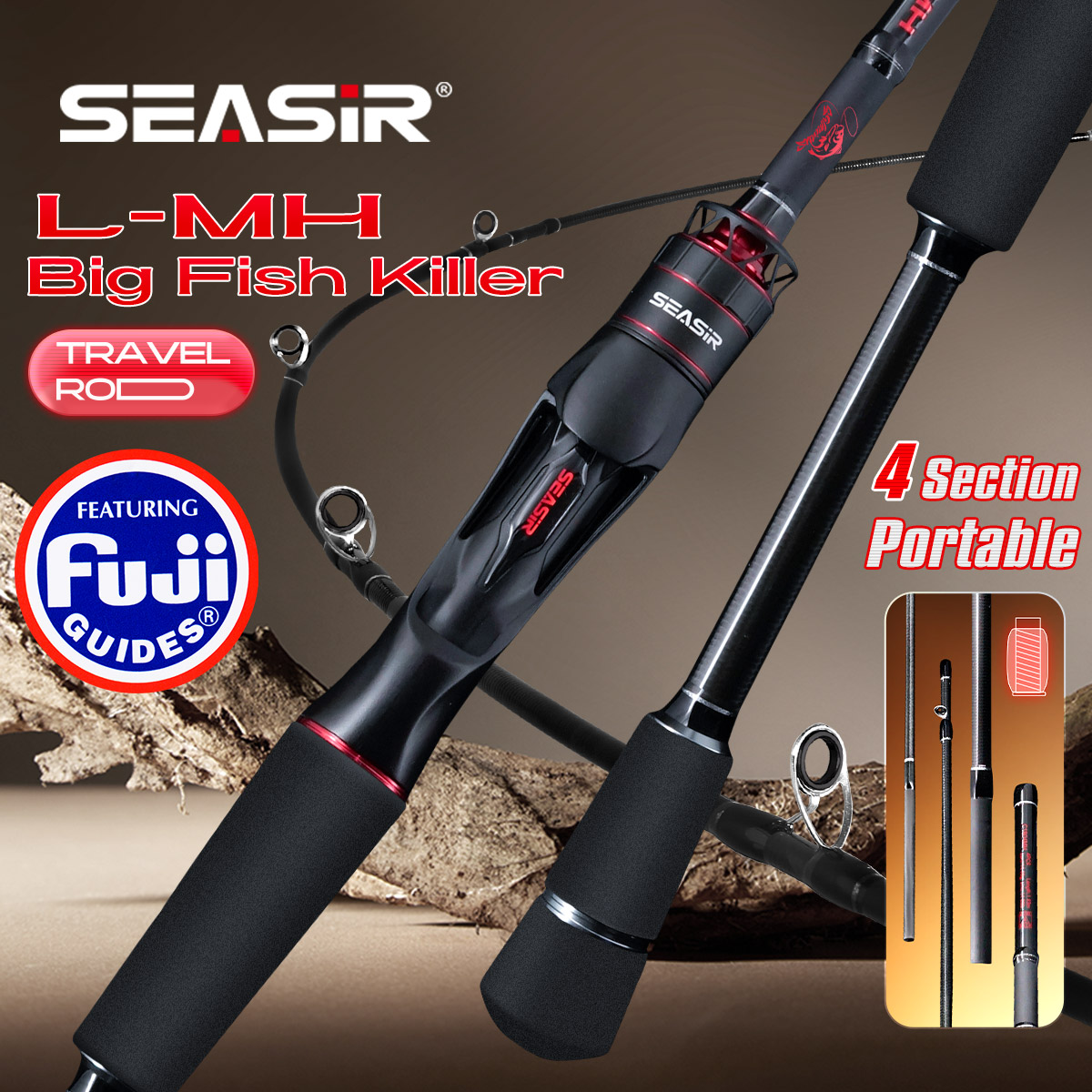 Seasir Salminus XF M/MH Spinin - Fishing Equipment Guide ulasan dan harga
