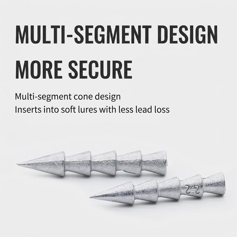 Lead-Free Alloy Nail Sinkers f - Bass Fishing Lure ulasan dan harga