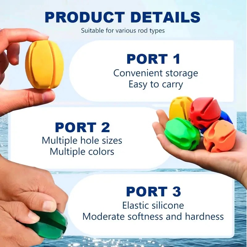 6/12/18Pcs Rod Protection Cove - Fishing Equipment Holder ulasan dan harga