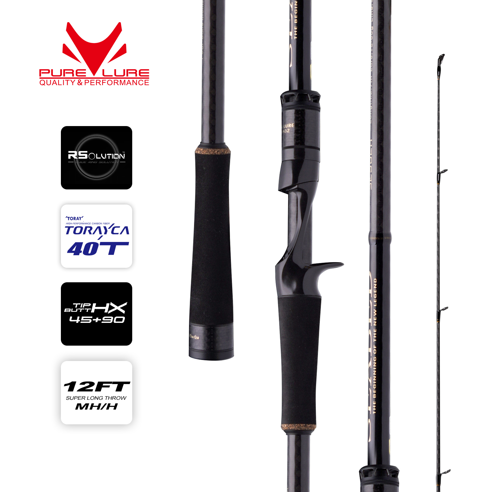 PURELURE SEABED 12FT 3.0m 3.3m - Fishing Equipment Brands ulasan dan harga